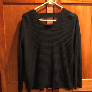 Open back sweater
